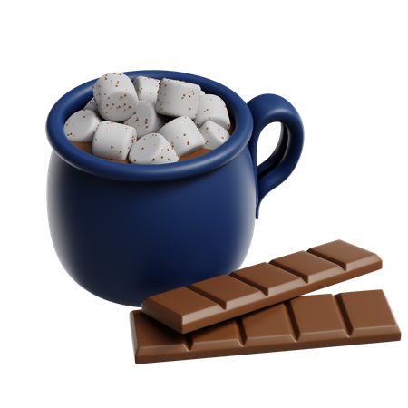 Chocolat chaud  3D Icon