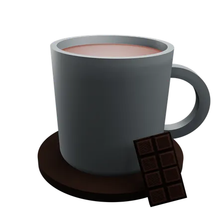 Chocolat chaud  3D Icon