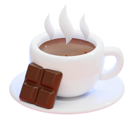 Chocolat chaud  3D Icon