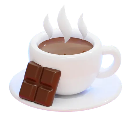 Chocolat chaud  3D Icon