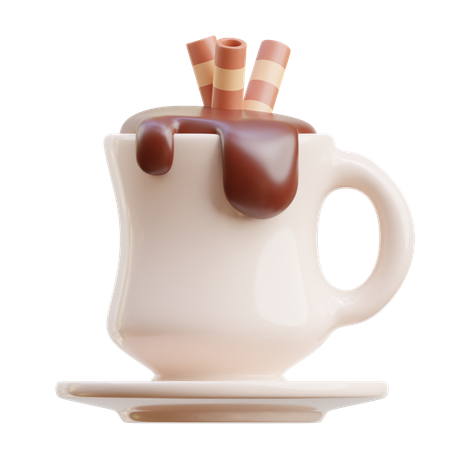 Chocolat chaud  3D Icon