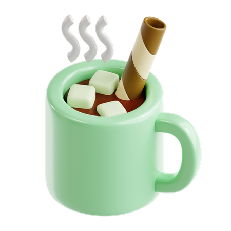 Chocolat chaud  3D Icon