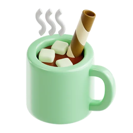 Chocolat chaud  3D Icon