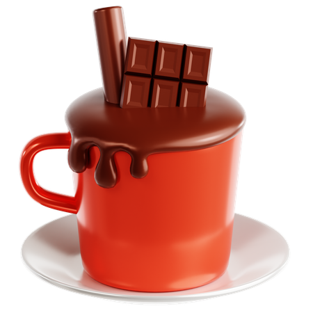 Chocolat chaud  3D Icon