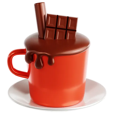 Chocolat chaud  3D Icon