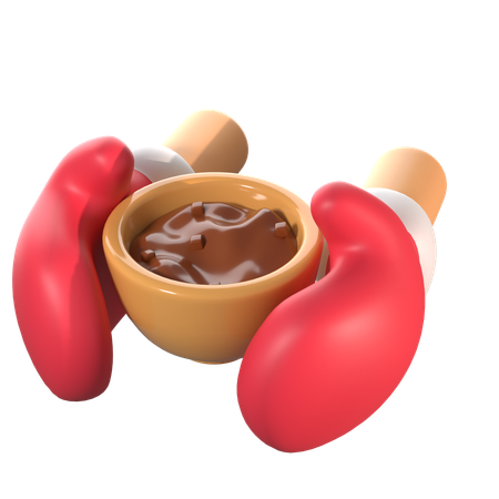 Chocolat chaud  3D Icon