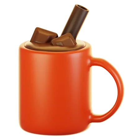 Chocolat chaud  3D Icon