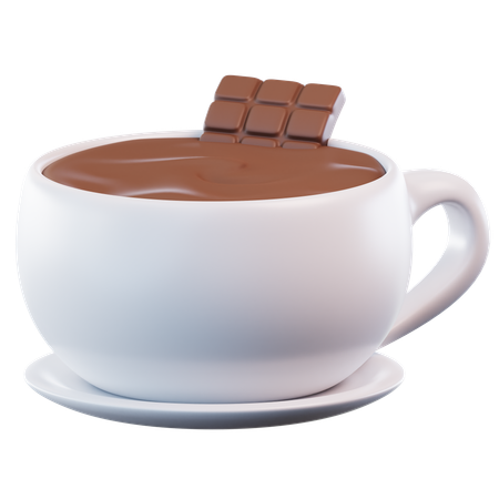 Chocolat chaud  3D Icon