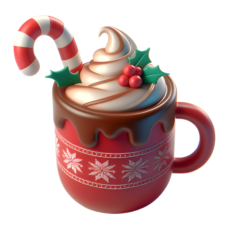 Chocolat chaud  3D Icon