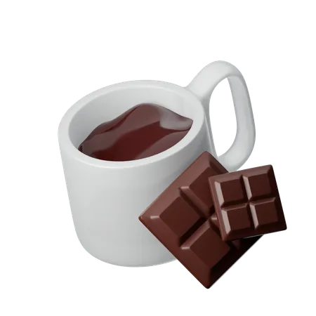 Chocolat chaud  3D Icon