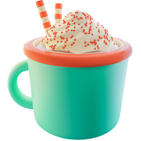 Chocolat chaud  3D Icon