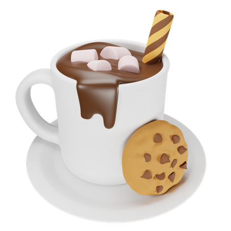 Chocolat chaud  3D Icon