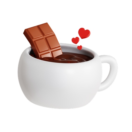 Chocolat chaud  3D Icon