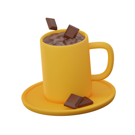 Chocolat chaud  3D Icon