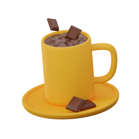 Chocolat chaud  3D Icon