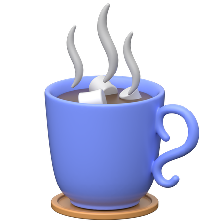 Chocolat chaud  3D Icon