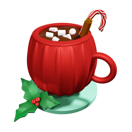 Chocolat chaud de Noël  3D Icon