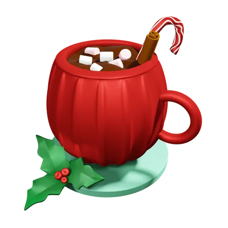 Chocolat chaud de Noël  3D Icon