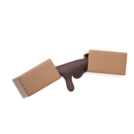 Chocolat fondu  3D Icon