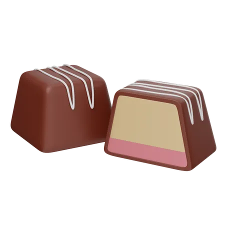 Fraise au chocolat  3D Icon