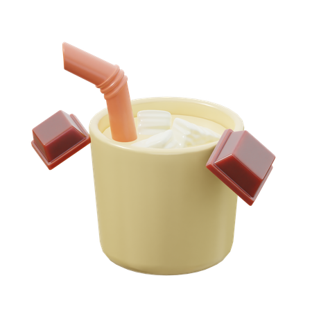 Chocolat glacé  3D Icon