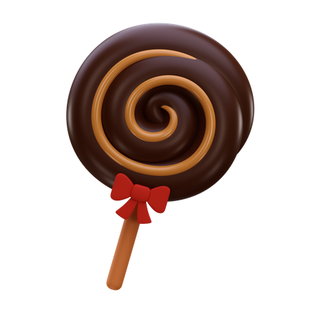 Sucette au chocolat  3D Icon