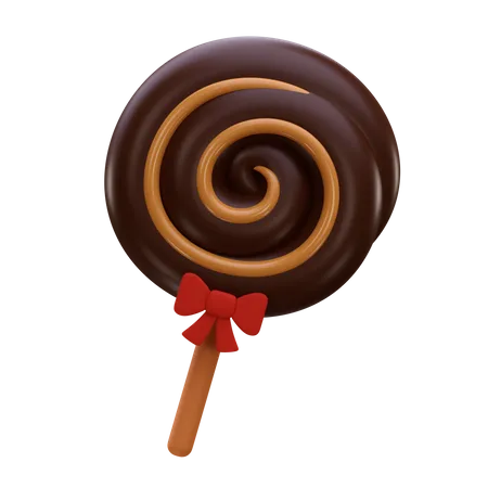 Sucette au chocolat  3D Icon