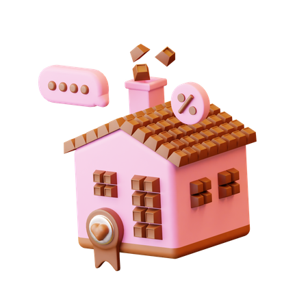 Chocolat à la maison  3D Icon