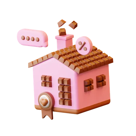 Chocolat à la maison  3D Icon