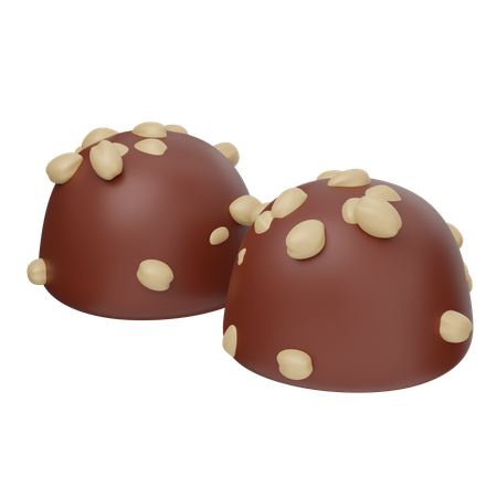 Noix de chocolat  3D Icon