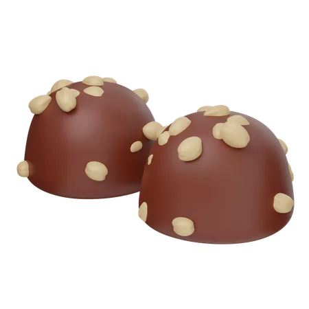 Noix de chocolat  3D Icon