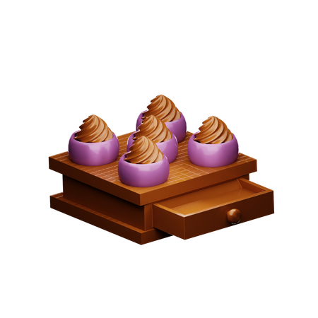 Pâtisserie au chocolat  3D Icon