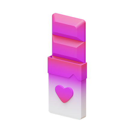 Chocolat rose  3D Icon