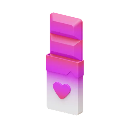 Chocolat rose  3D Icon