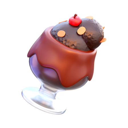 Shake au chocolat  3D Icon