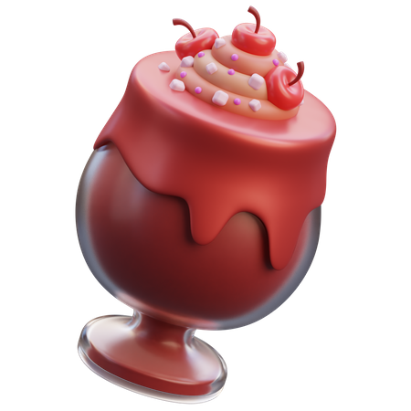 Shake au chocolat  3D Icon