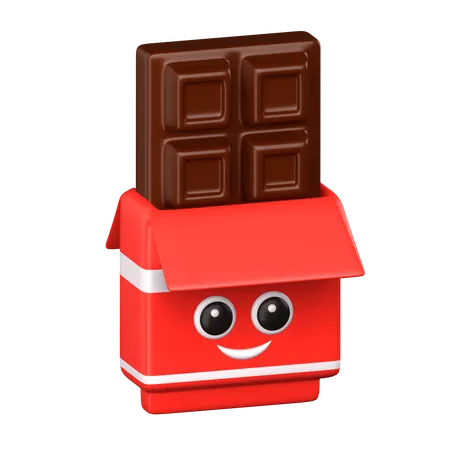 Sourire au chocolat  3D Icon