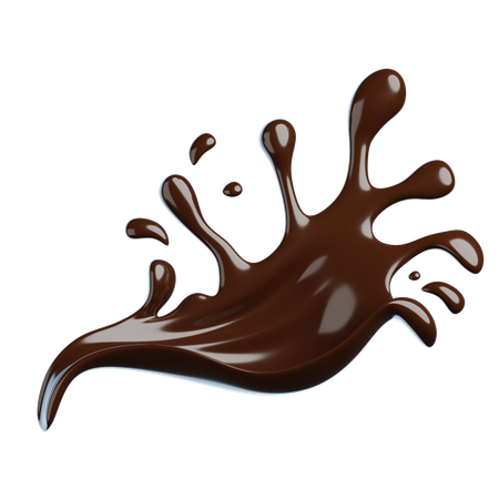 Éclaboussure de chocolat  3D Icon