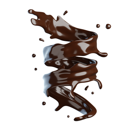 Éclaboussure de chocolat  3D Icon