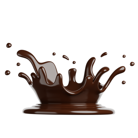 Éclaboussure de chocolat  3D Icon