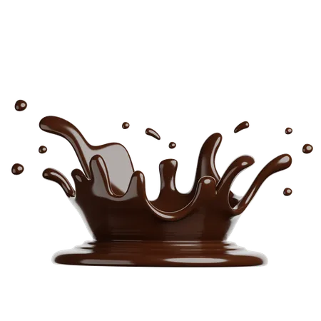 Éclaboussure de chocolat  3D Icon