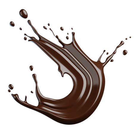 Éclaboussure de chocolat  3D Icon