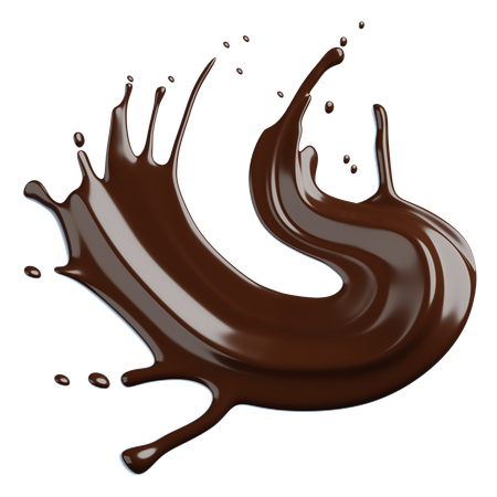 Éclaboussure de chocolat  3D Icon