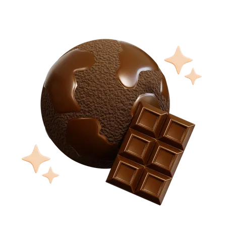 Terre de chocolat  3D Icon