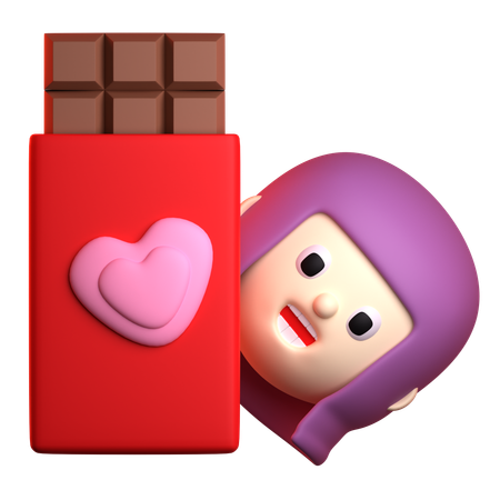 Chocolat saint valentin  3D Icon