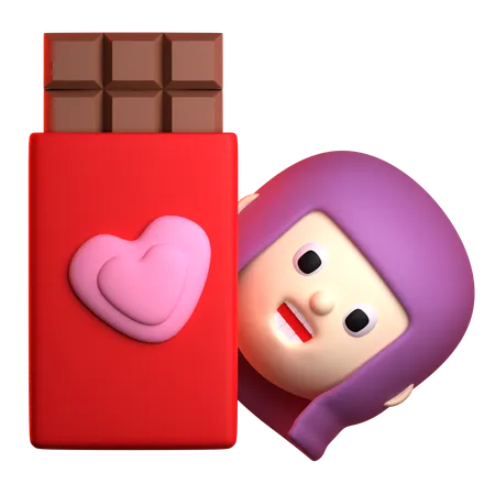 Chocolat saint valentin  3D Icon