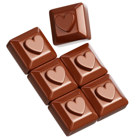 Chocolat de la Saint-Valentin  3D Icon