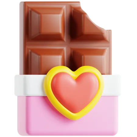 Chocolate 3 D Icon 3D Icon