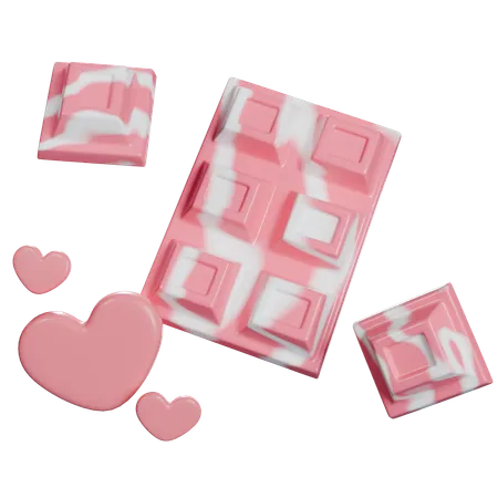 Sweet Milk Chocolate High Resolution 3000 X 3000 Blend File PNG Transparent 3D Icon