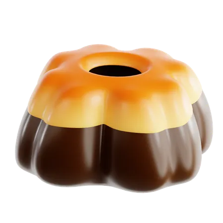 Chocolateflan  3D Icon